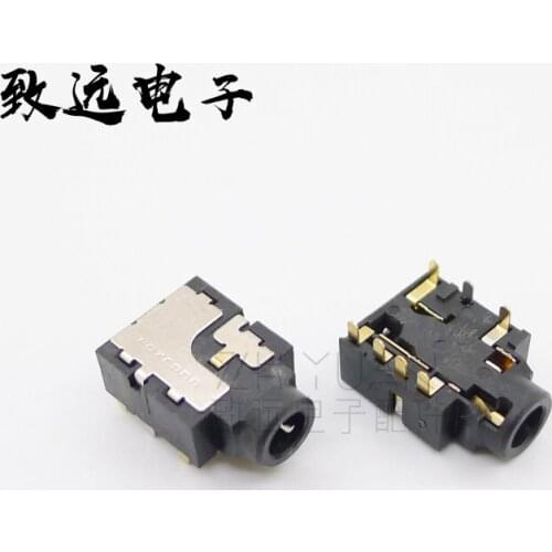 Original new 100% JA6341-28AAT5B-7H notebook 3.5mm audio socket 7P microphone headphone jack connector