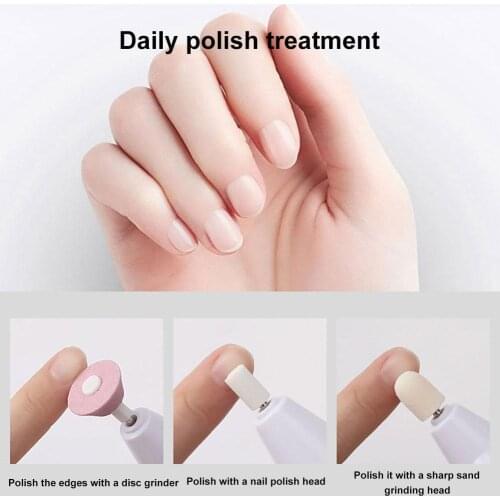 Portable Professional Electric Nail Grinding Polishing Machine Manicure Tool Portable Convenient to Use Durable Nail Grinding