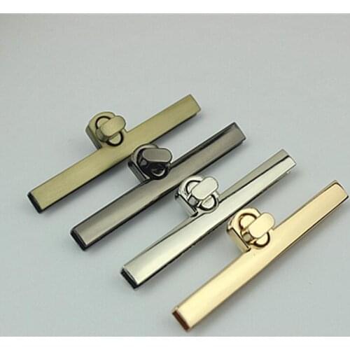 2021 New Metal Clasp Turn Locks Twist Lock For DIY Handbag Craft Bag Purse Hardware Elegant Gold Color Bag Accessories
