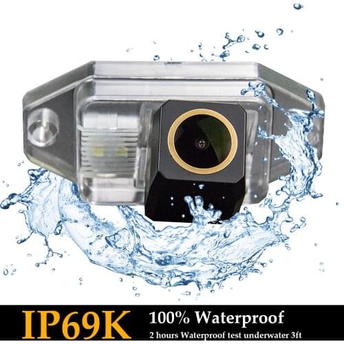 HD 1280x720p Golden Car Reverse Rear View Backup Camera for Toyota Land Cruiser 90 120 150 Series for Prado 2700 4000 FJ