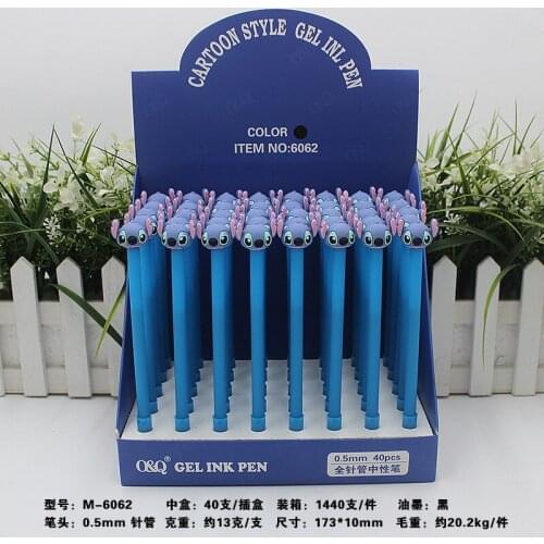 40/48 Disney Mickey Ballpoint Pen Creative Cartoon Gel Pen Black Ink Signature Pen Student Writing School Office Stationery Gift