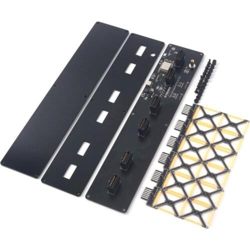 LED Clock Glow Hollow Nordic Simple DIY Kit Wifi Connection Control USB Powered 5V