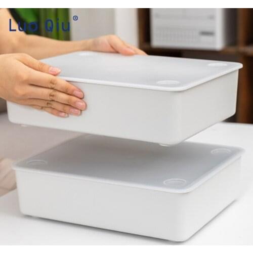 Underwear storage box, covered wardrobe, plastic finishing box, household bra, socks, sorting, finishing
