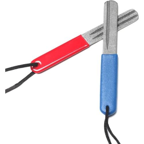 1PC Hot Portable Outdoor Double Groove Fishing Hook Sharpening Hone New Fishing Grinding Hook Sharpener Tool Fish Accessories