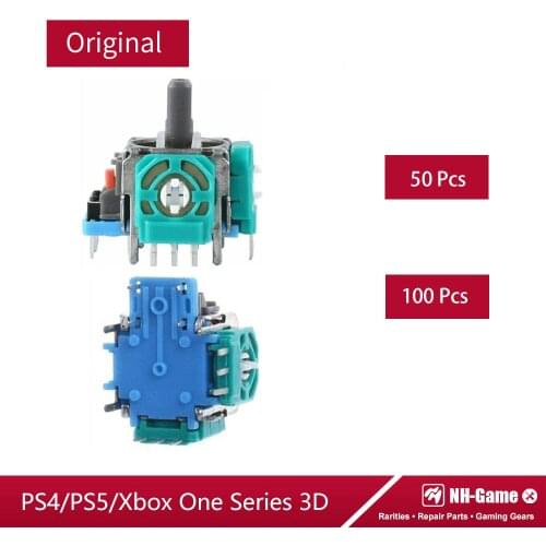 100pcs/Lots 3D Analog Thumb Sticks Sensor Module Potentiometer For PS5 For PS4 Controller For Xbox One/S/X Joystick
