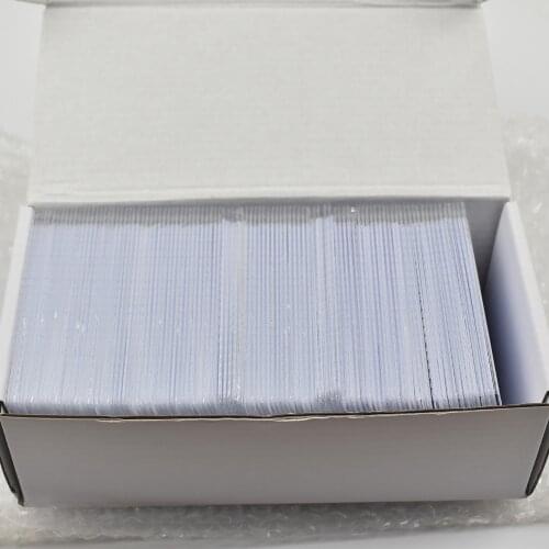 200pcs/lot nfc 1k S50 Blank card thin pvc Card RFID 13.56MHz ISO14443A IC Smart Card Fudan Chips Waterproof