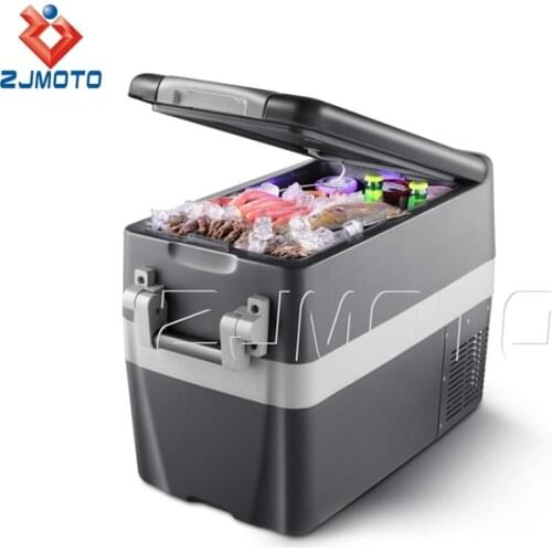 40L 12 V 24 V Car Travel Refrigerators Fridge Car Freezer With Adapter