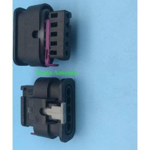 Freeshippinng 5 Pin 1.2mm Waterproof Electrical Wire Cable automotive Connector socket for cars 4F0973705 1-1718806-1