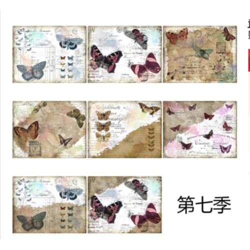 KSCRAFT 8 pc Background Sulfuric Acid Paper for Scrapbooking Happy Planner/Cardmaking/Journaling Project