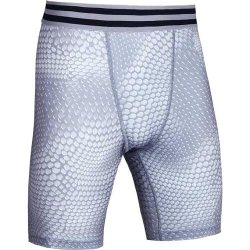 Men Pro Sporting Gymming QUICK-DRY Workout Compress Capri Cropped Casual Shorts For Bodybuilding Runs Slim Fitness Yogaing MA24