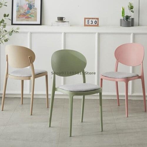 Nordic Adult Thickened Stool Chair Modern Simple Net Red Leisure Desk Chair Home Dining Chair