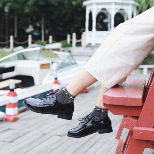 2018 Colorful Silver Thin Short Tube Pearl Fashion Womens Socks High Quality Fashion Socks Women 10pair/lot