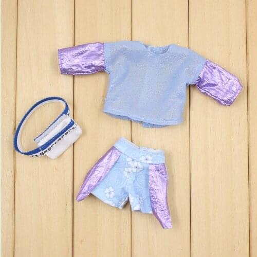 Clothes for 1/6 Blyth icy doll new cool suit with sports bag girl gift ICY BJD toy
