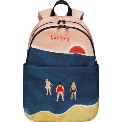 2019 original creative casual backpacks large-capacity school bags in ONE DAY series for 15inch computer unisex(FUN KIK store)