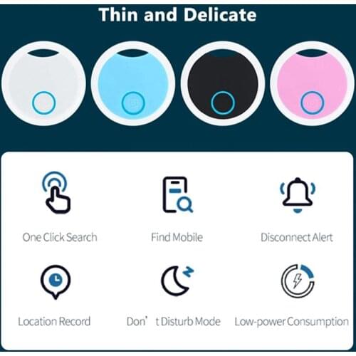 Pet Children Elderly Gps Anti-lost Alarm S8 Round Bluetooth Anti-lost Device Smart Key Finder Wireless Tracker Two-way Alarm