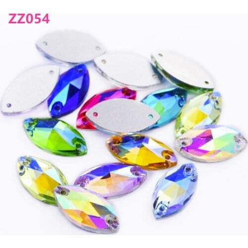 Стразы для рукоделия Loose Sew-on Rhinestones Apparel Bags Shoes Sewing Accessories DIY Crafts ZZ054