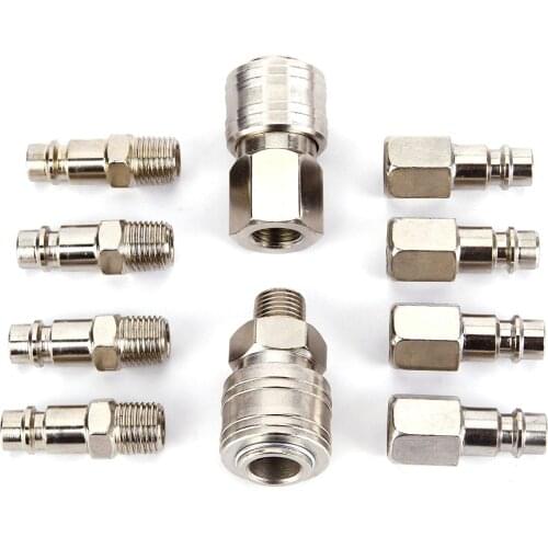 High Quality 10 x Coupler Quick Coupler Pneumatic Compressor Pump System European Form