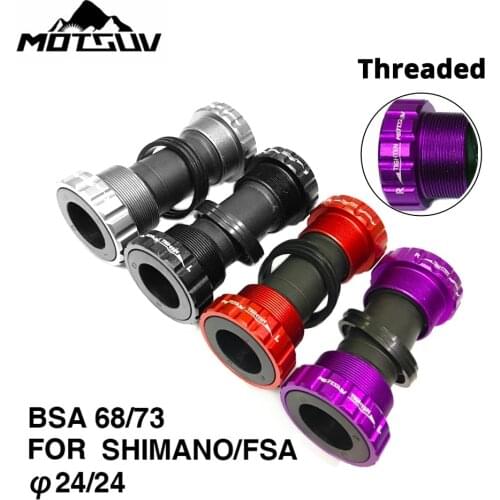 MOTSUV M-BB52 Hollow Mountain Bike Bottom Bracket 68 73 mm BB52 BB91 BBsuit for SHIMANO m4000 m4050 t4060 M610 M6000 chainwheel