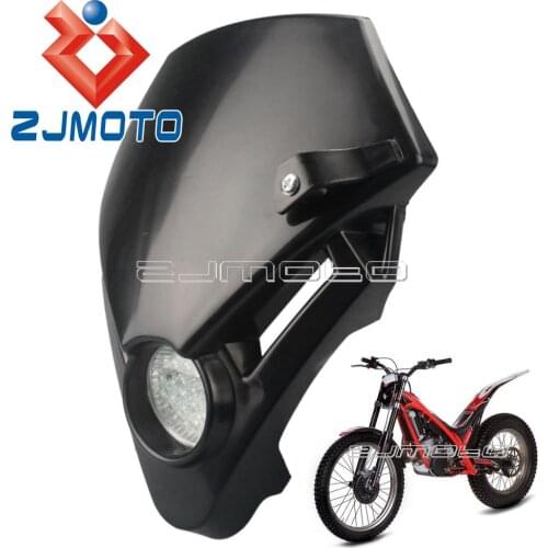 ZJMOTO Mini Motorcycle Motocross Enduro Headlight LED Headlamp Lighthouse For GAS GAS TXT PRO 280 125