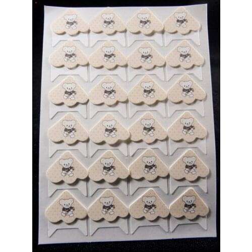 24 Pcs/DIY Cartoon Cute Animals Corner Cute Paper Stickers for Photo Albums Frame Decoration Scrapbooking Wholesale