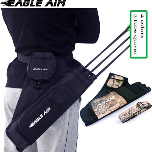 Shooting accessories, 3 tubes, waterproof, archery, archery bag, Archery, arrows with adjustable belt