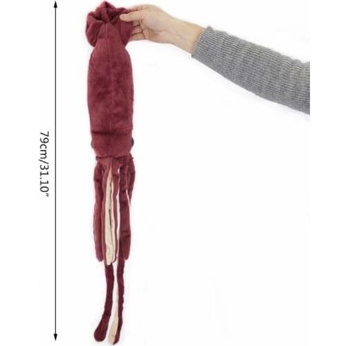 2021 New Giant Simulation Squid Octopus Plush Toy Large Stuffed Animal Doll Stuffed Pillow Children Christmas Gift