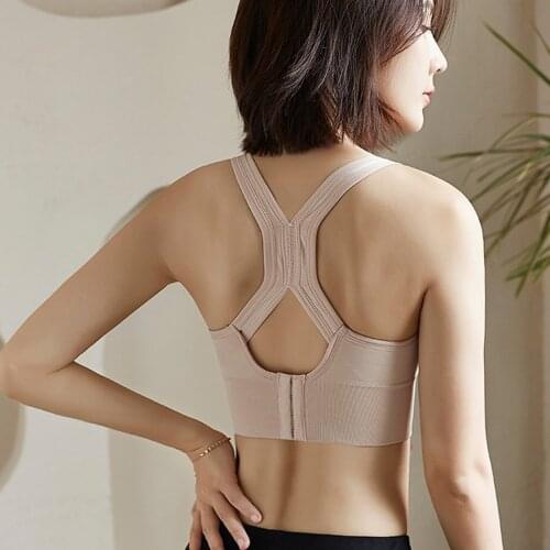 Woman Sports Bra High Impact Support Push-up Sexy Back Yoga Bra Padded Crop Top Workout Gym Running Underwear Bra