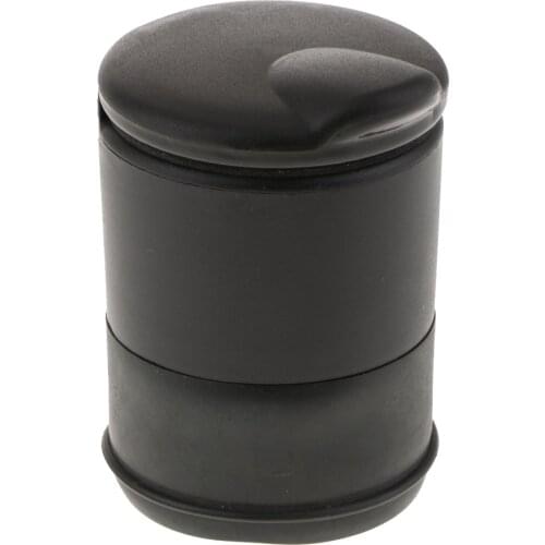Black Auto Car Smoke Ashtray Ash Cylinder Smokeless Cup Holder