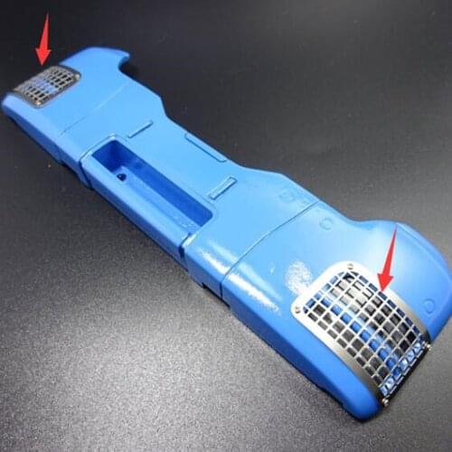 Tamiya arocs truck decorative accessories metal headlight guard cover for 1/14 rc tamiya MAN TGS TGA rc tractor trailer models