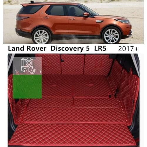 For Land Rover Discovery 5 LR5 7 Seat 2017 2018 2019 2020 21 Full Rear Trunk Tray Liner Cargo Mat Floor Protector Foot Pad Mats