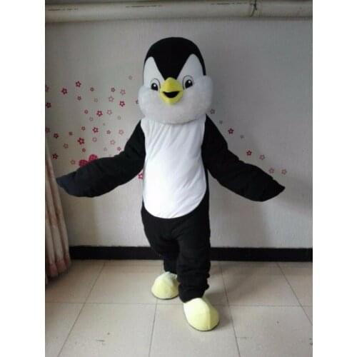 Cute Penguin Mascot Costume Suit Cosplay Party Game Dress Outfit Halloween Fancy Interesting Funny Cartoon Character Clothing