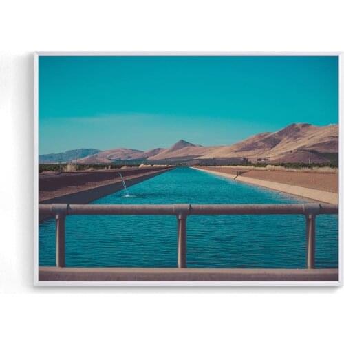 Sea Scenery Beach Sea Coast Ocean Horizon Mountain Canvas Painting Landscape Poster Wall Picture For Living Room Decoration