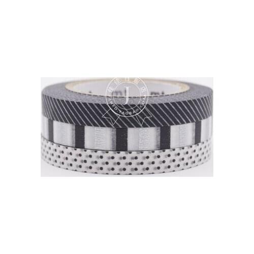 MT Washi Masking Tape, Slim, DECO F, 6mm x 10m x 3 (MTSLIM21)