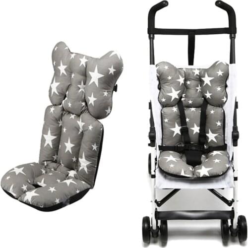 Fashion Printed Stroller Cushion Seat Cover Baby Diaper Pad Seat Pad Cotton Baby Stroller Mat Mattress Pram Stroller Accessories