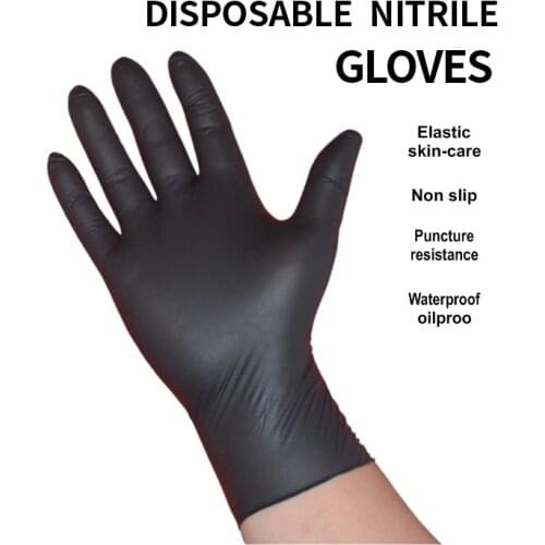 Disposable Gloves Kitchen Nitrile Gloves Latex-free Powder-free Eco-friendly Cleaning Household Wostar Waterproof Work Gloves