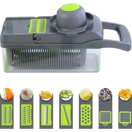 Vegetable cutter multifunctional Mandoline Slicer Fruit Potato Peeler Carrot Grater Kitchen accessories basket vegetable slicer