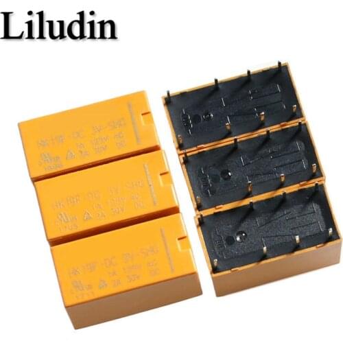 Relay HK19F-DC3V-SHG HK19F-DC5V-SHG HK19F-DC12V-SHG HK19F-DC12V-SHG HK19F-DC24V-SHG HK19F 3V 5V 9V 12V 24V 8PIN