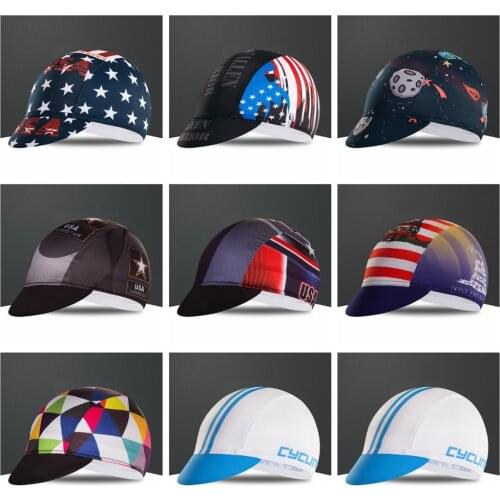2019 Outdoor Sport Cycling Cap Men Women Head Wear Sun UV Bike Hat Mtb Team Ciclismo Headband Running Helmet Bandana Cycle Cap