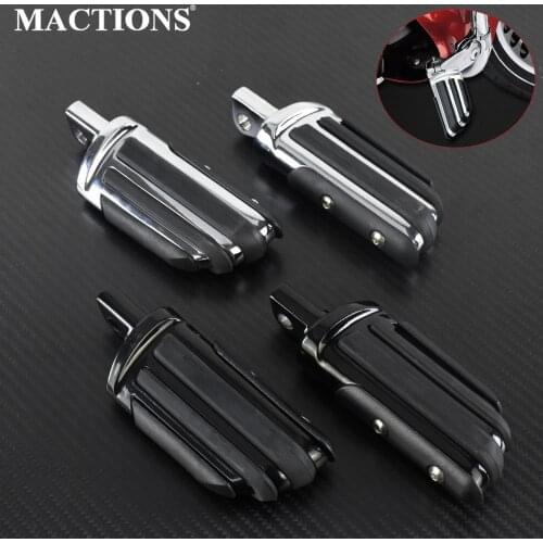 Universal Motocycle 10mm Highway Footpeg Footrests Foot Pegs Pedal For Harley Sportster 883 1200 Dyna Touring Softail Road King