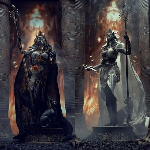 Pre-sale TBL PL2021-181 1/6 The Cat Goddess Bastet Figure Model 12 inch Soldier Action Doll with Cat Statue