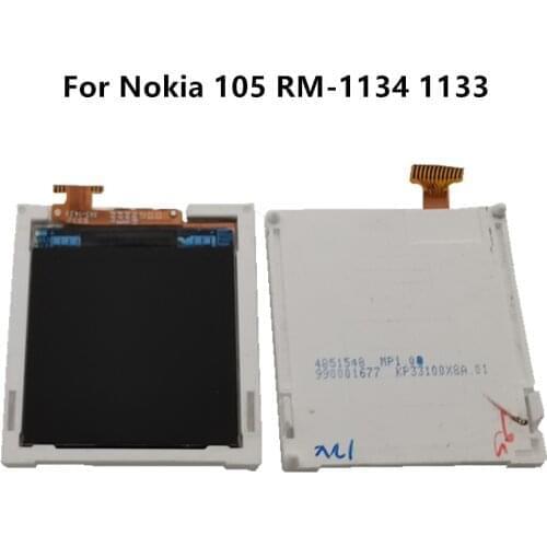 100pcs/lot For Nokia 105 RM-1134 1133 LCD Screen Display Screen Replacement Parts For Nokia 105 RM-1134 1133 Display Screen
