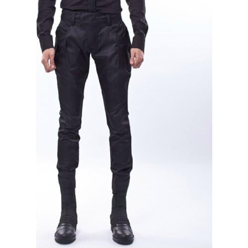 27-44 Fashionable casual male trousers mens fashion casual slim skinny pants boot cut jeans / 28-34