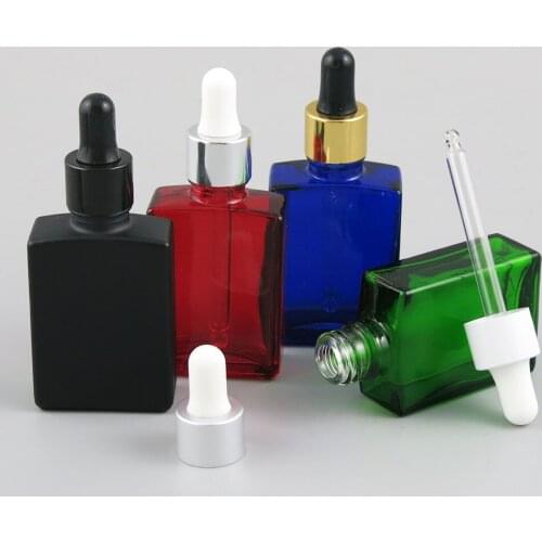 360 x 30ml Essential Oil Travel Portable Simple Colorful Glass with Aluminum Dropper for Liquid Reagent Pipette Bottle Container