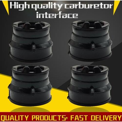 4Pcs Motorcycle Parts For HONDA CBR250 CB400 MC14 MC17 MC19 MC22 Carburetor Pad Plastic Intake Outlet Manifold Interface