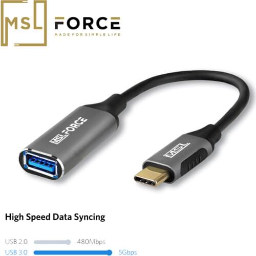 Type c to usb otg USB3.0 Adapter 5Gbps Data Sync charging USB Converter for Ipad Pro Samsung HuaWei xiaomi Type-C data Adapter