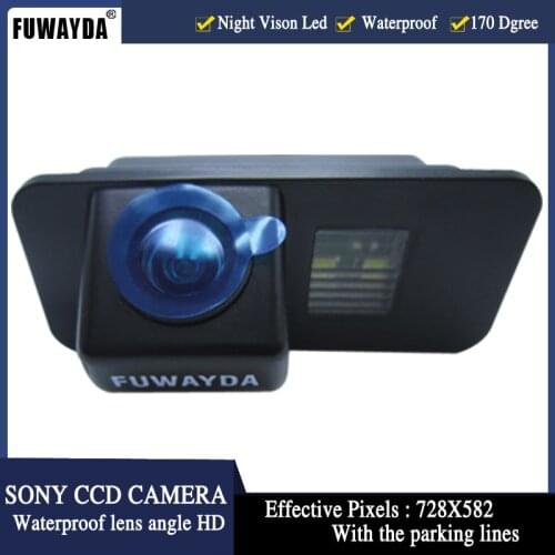 FUWAYDA SONY CCD Car Rear View Reverse Back Up Parking GPS DVD NAV CAMERA for FORD MONDEO/FIESTA/FOCUS/S-Max/CHIA-X/KUGA
