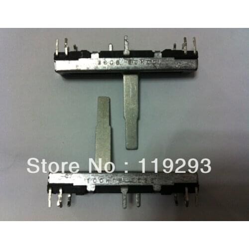 [ bella ]Instrumental straight slide potentiometers with Original Single 100KB midpoint 4.5 cm shaft length 25MM instrument fade