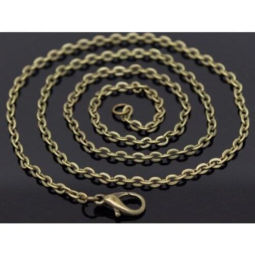 Free shipping!!!! Jewelry findings-Ancient bronze Chain with Lobster Clasp 18" L