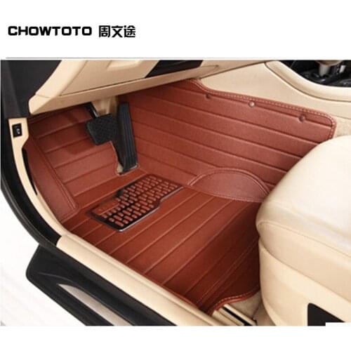 CHOWTOTO AA Special Floor Mats For Peugeot 508 408 407 308 307 301 206 207 RCZ Waterproof Wear-resisting Carpets Carmat For RCZ