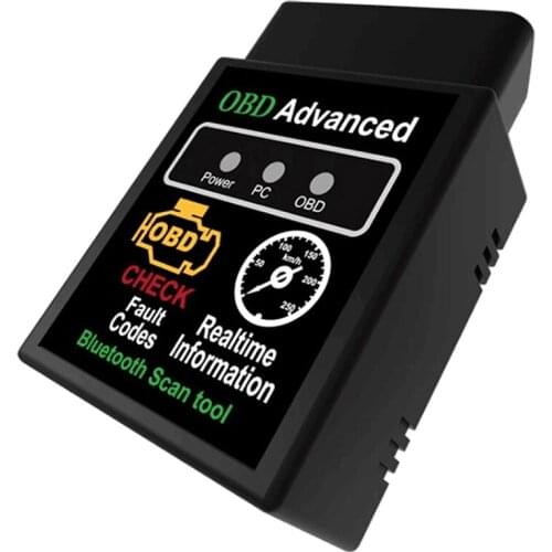 OBDII HH OBD ELM327 V2.1 Bluetooth Check Engine Car Auto Diagnostic Scanner Tool Interface Adapter